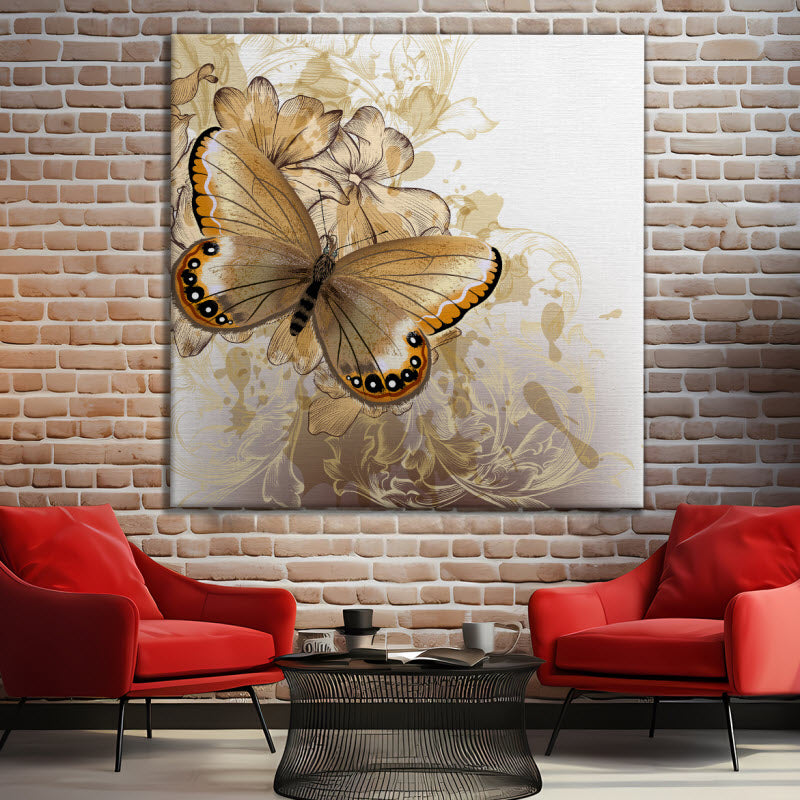 Leinwand mit Motiv: Abstrakt Schmetterling