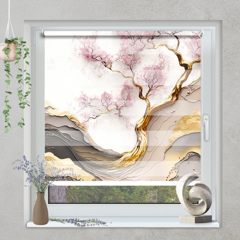 Klemmfix Doppelrollo mit Motiv: Abstrakte Kunst