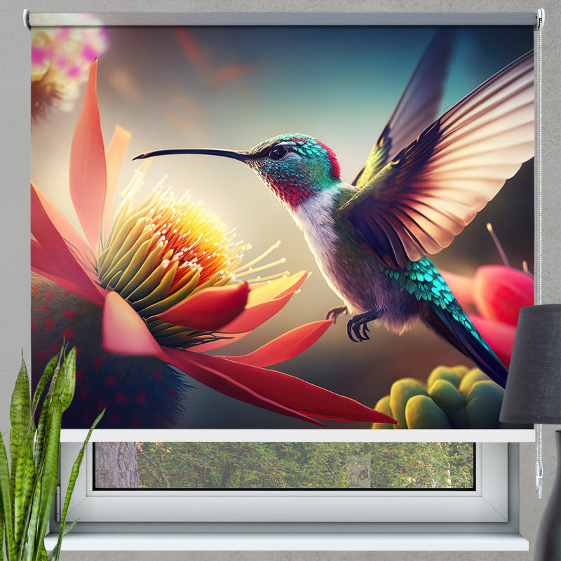 Rollo mit Motiv: Kolibri