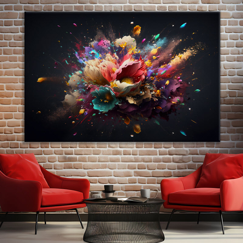 Leinwand mit Motiv: Blumenexplosion
