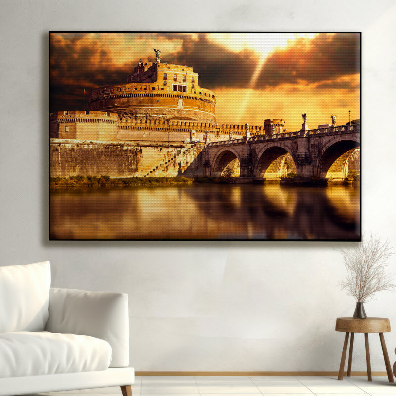 Akustikstoff mit Motiv: Rom