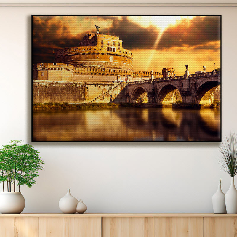 Akustikstoff mit Motiv: Rom