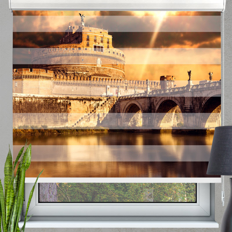 Doppelrollo mit Motiv: Rom