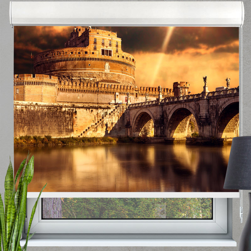 Kassettenrollo mit Motiv: Rom