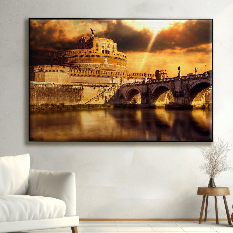 Textilspannrahmen mit Motiv: Rom