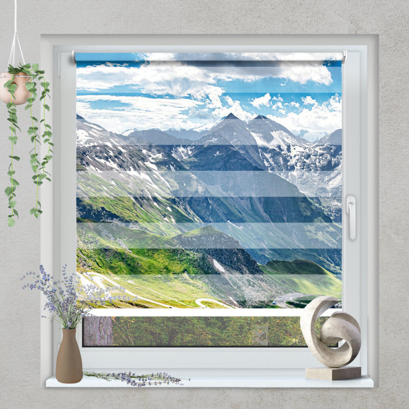 Klemmfix Doppelrollo mit Motiv: Großglockner Österreich