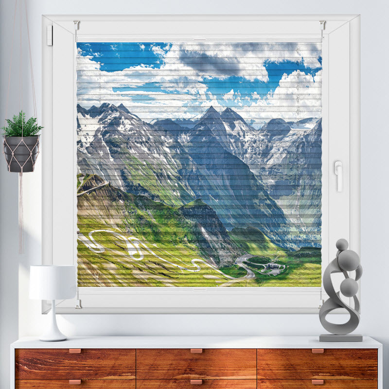 Wabenplissee mit Motiv: Großglockner Österreich