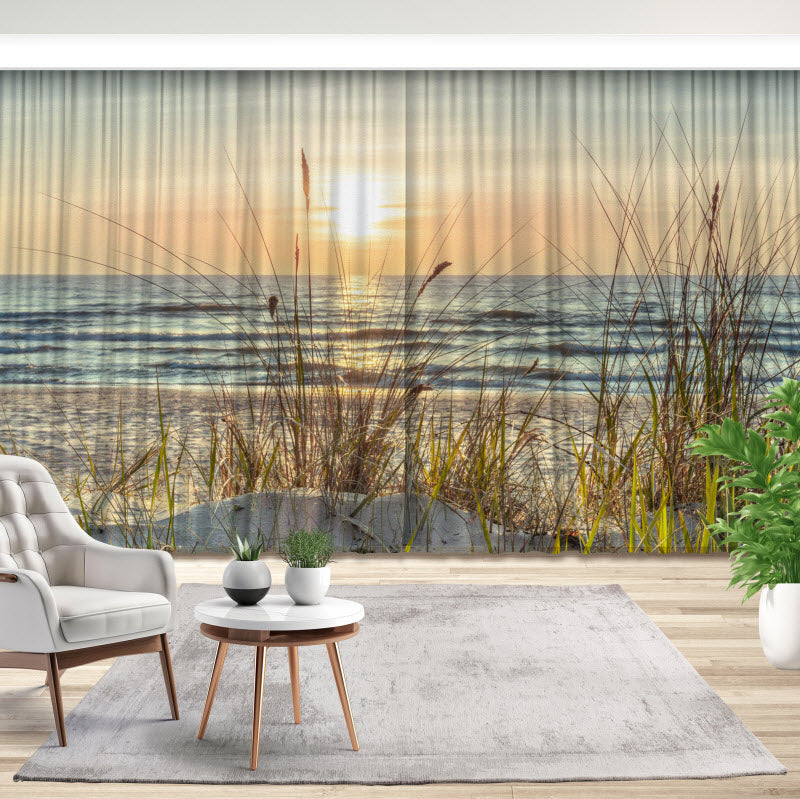 Fotovorhang: Sonnenuntergang Ostsee
