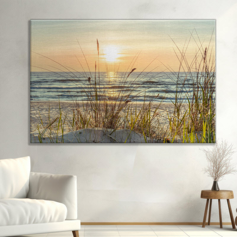 Leinwand mit Motiv: Sonnenuntergang Ostsee