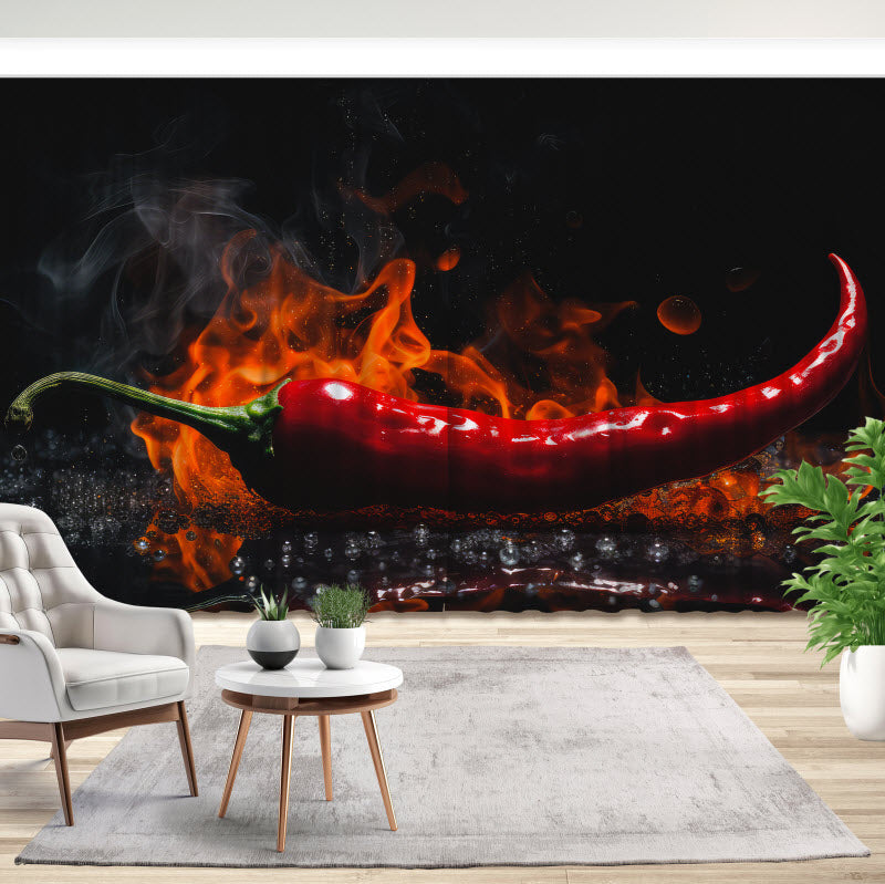 Fotovorhang: Feurige Peperoni