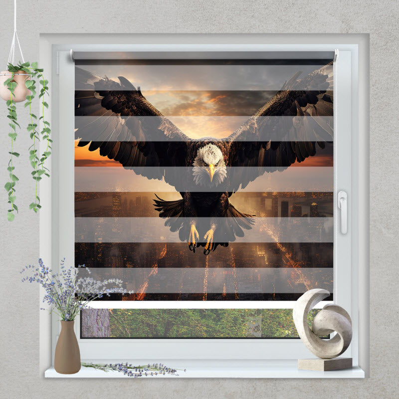 Klemmfix Doppelrollo mit Motiv: Adler