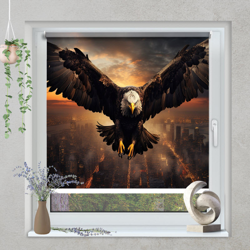 Klemmfix Rollo mit Motiv: Adler