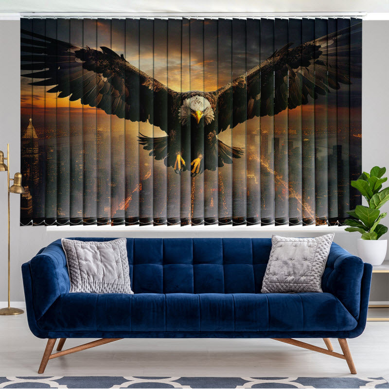 Lamellenvorhang mit Motiv: Adler