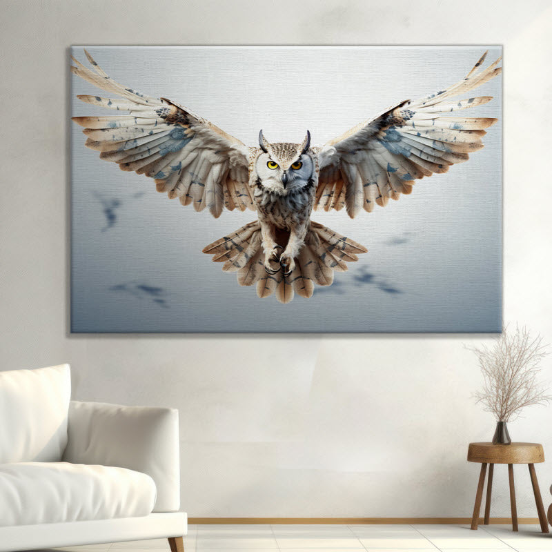 Leinwand mit Motiv: Eule