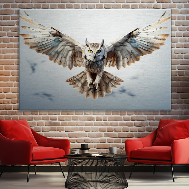 Leinwand mit Motiv: Eule