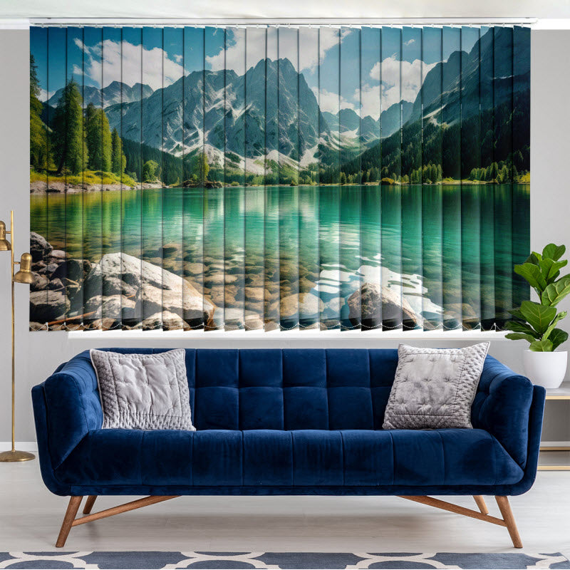 Lamellenvorhang mit Motiv: Louise Fluss