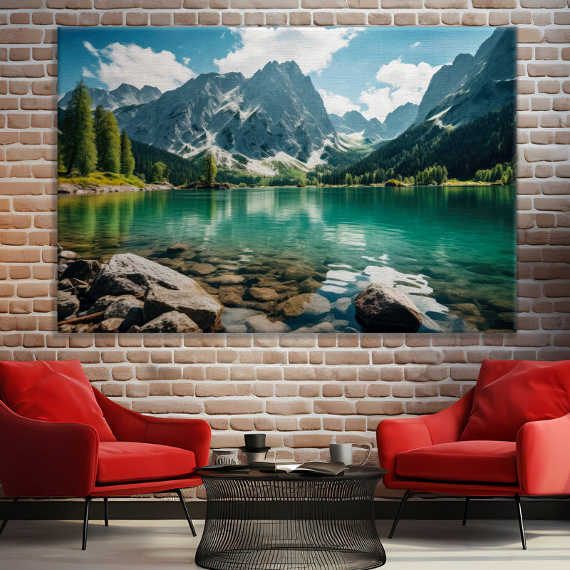 Leinwand mit Motiv: Louise Fluss