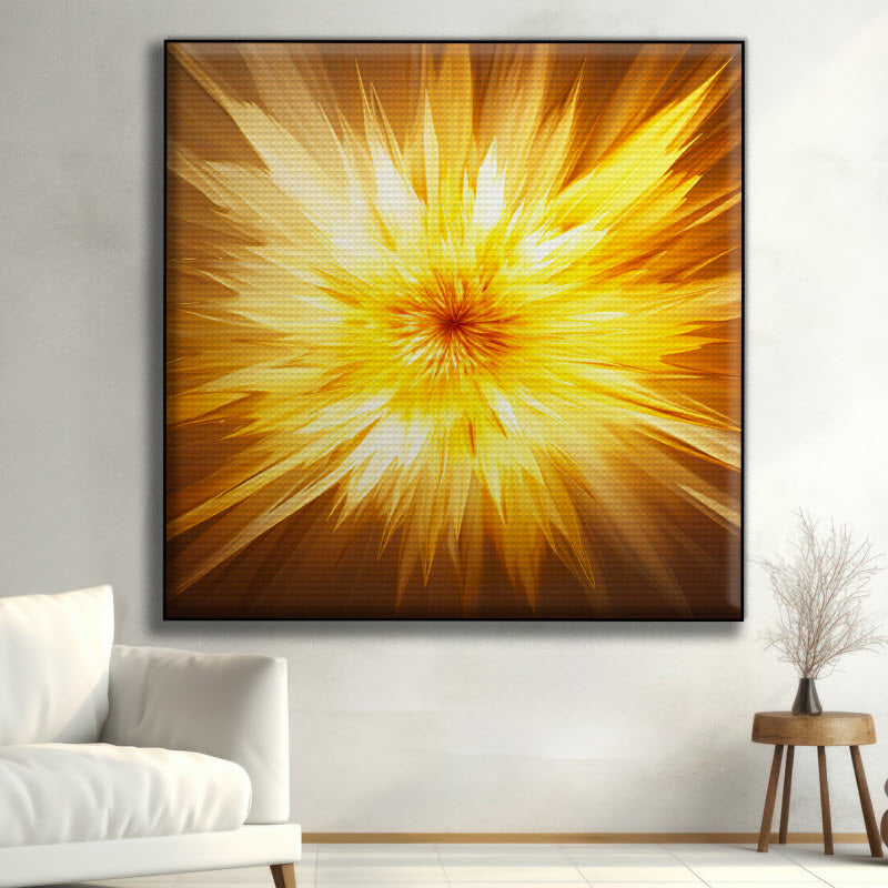 Akustikstoff mit Motiv: Sonneneruption