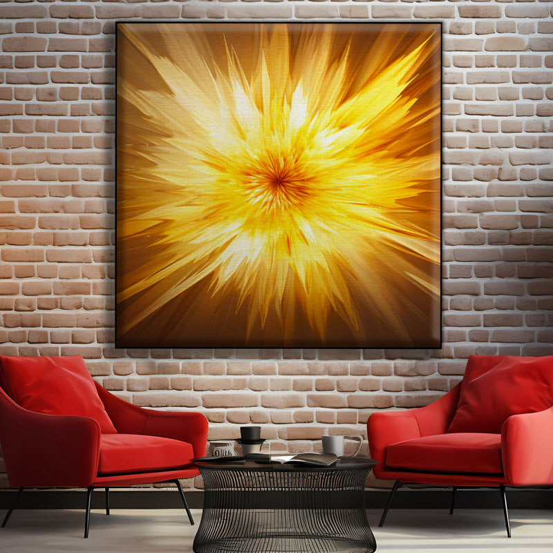 Textilspannrahmen mit Motiv: Sonneneruption