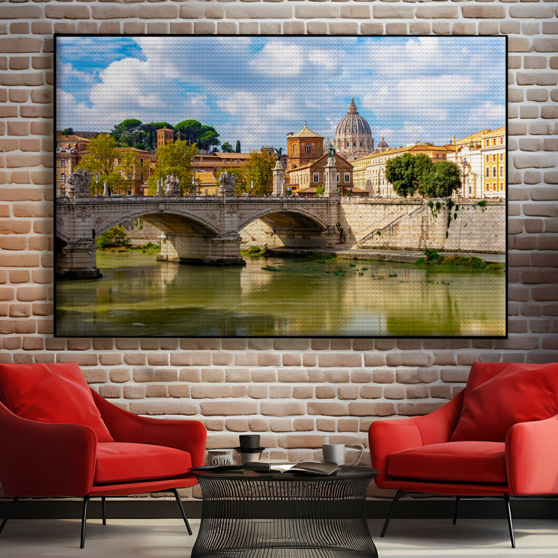 Akustikstoff mit Motiv: Petersdom