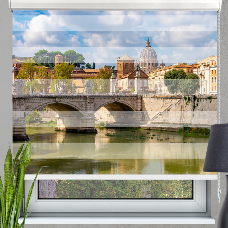 Doppelrollo mit Motiv: Petersdom