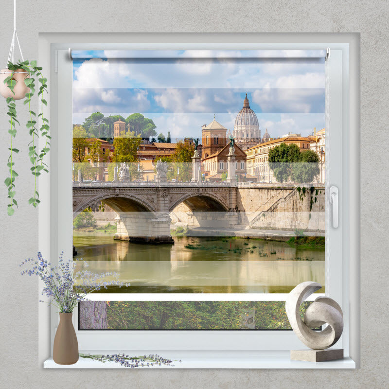 Klemmfix Doppelrollo mit Motiv: Petersdom