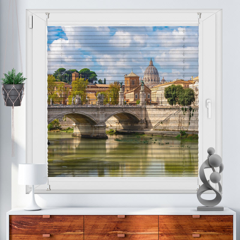 Wabenplissee mit Motiv: Petersdom