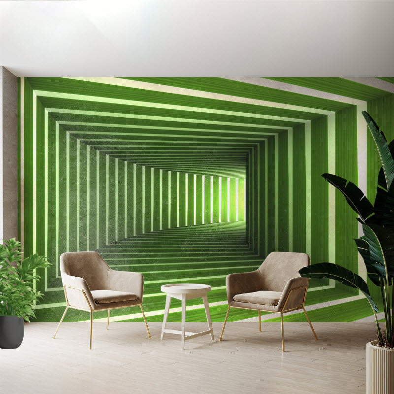 Tapete mit Motiv: Grüner Tunnel