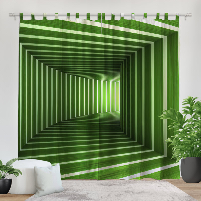 Fotovorhang: Grüner Tunnel