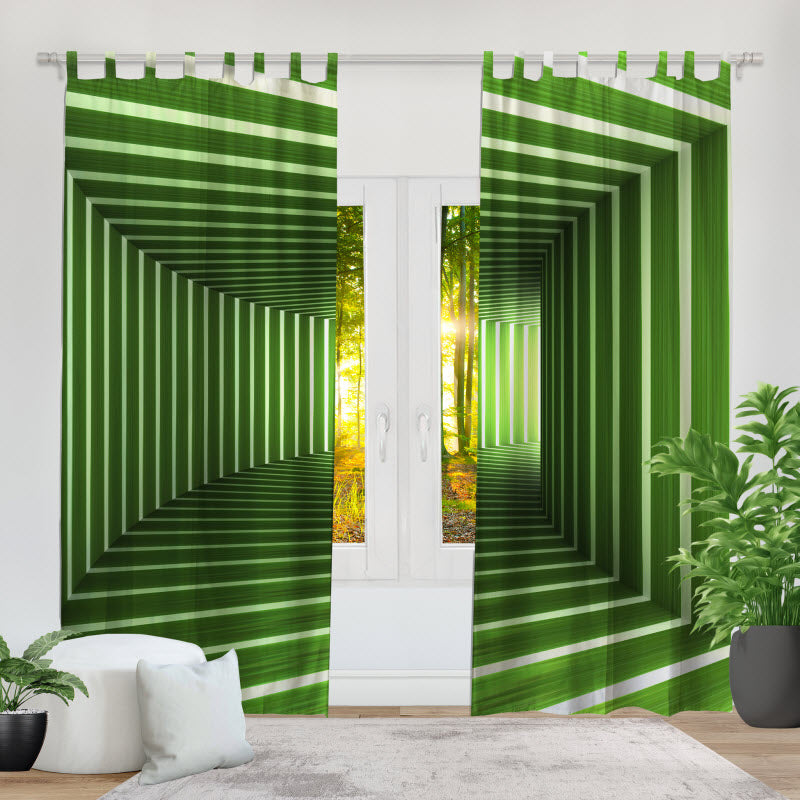 Fotovorhang: Grüner Tunnel