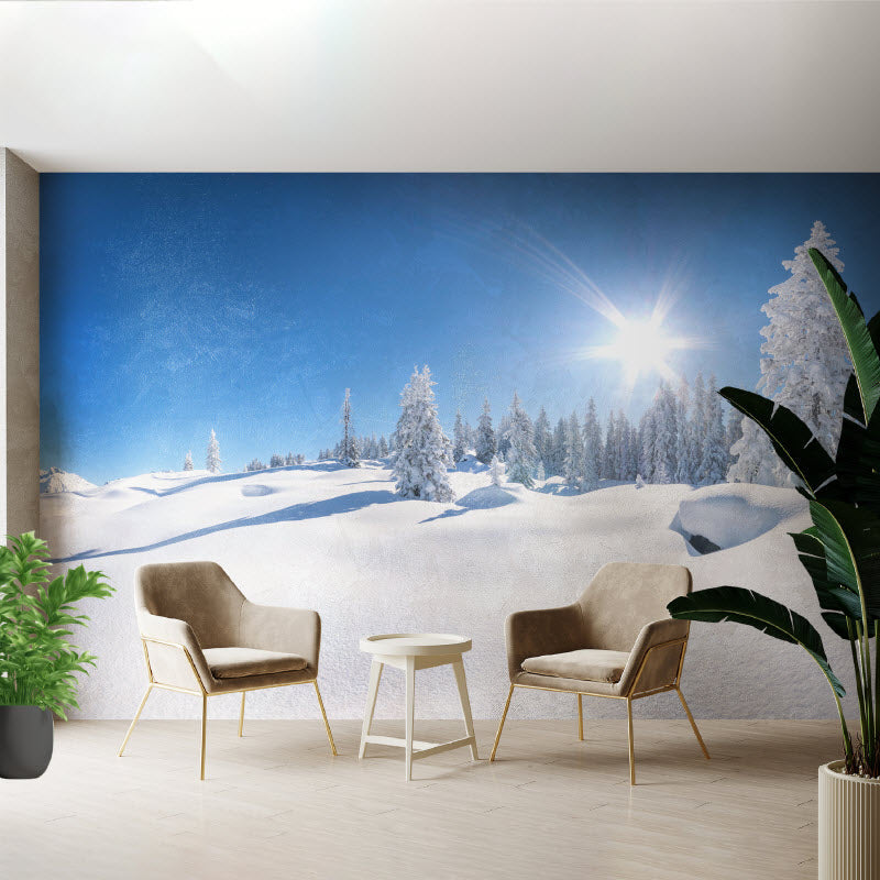Tapete mit Motiv: Verschneite Winterlandschaft