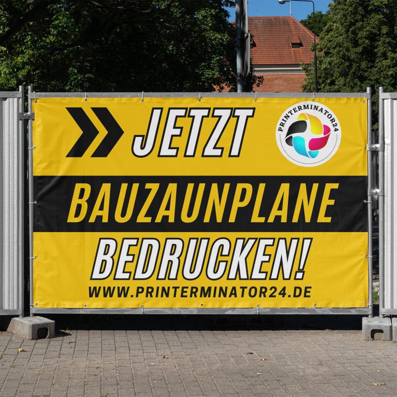 Bauzaunplane inkl. Druck