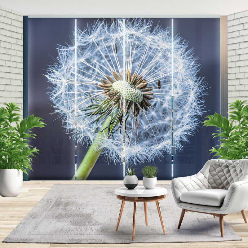 Schiebegardine mit Motiv: Pusteblume V2