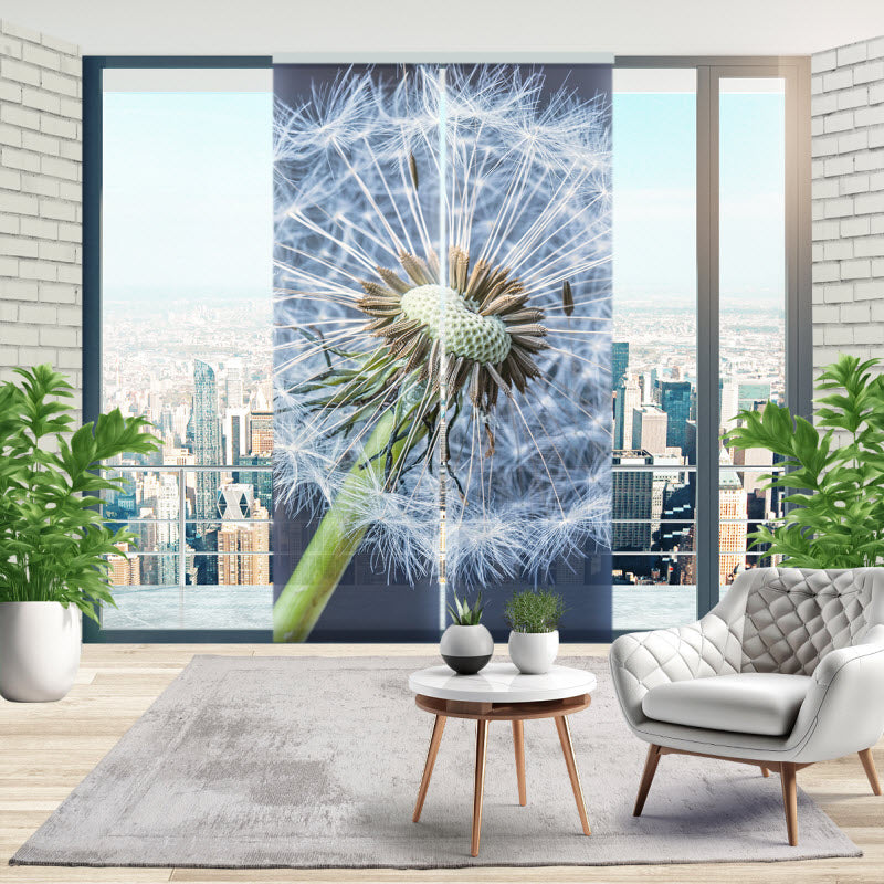 Schiebegardine mit Motiv: Pusteblume V2