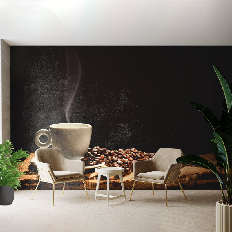 Tapete mit Motiv: Kaffeetasse