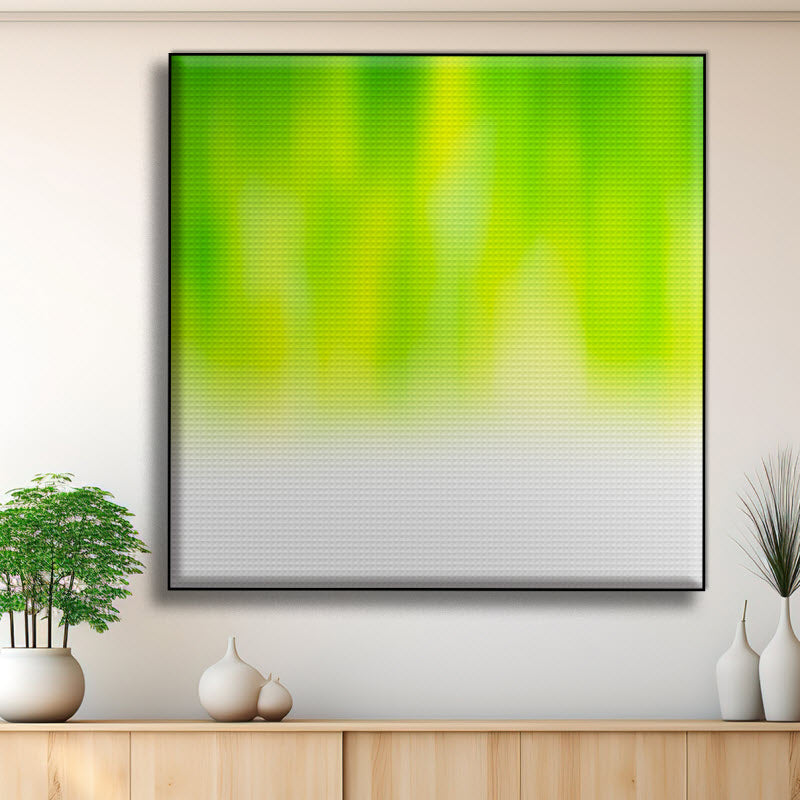 Akustikstoff mit Motiv: Grün