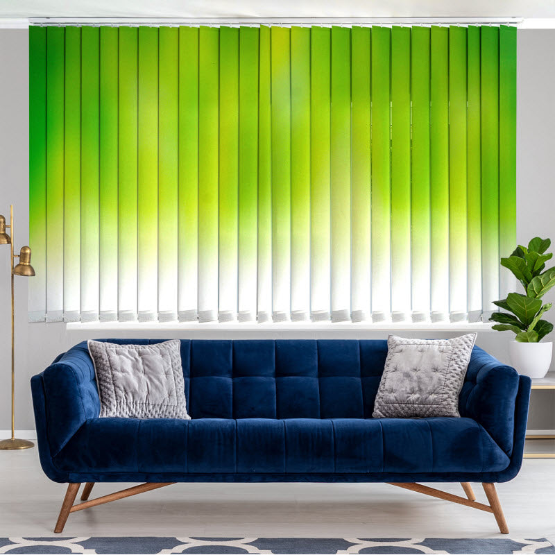 Lamellenvorhang mit Motiv: Grün