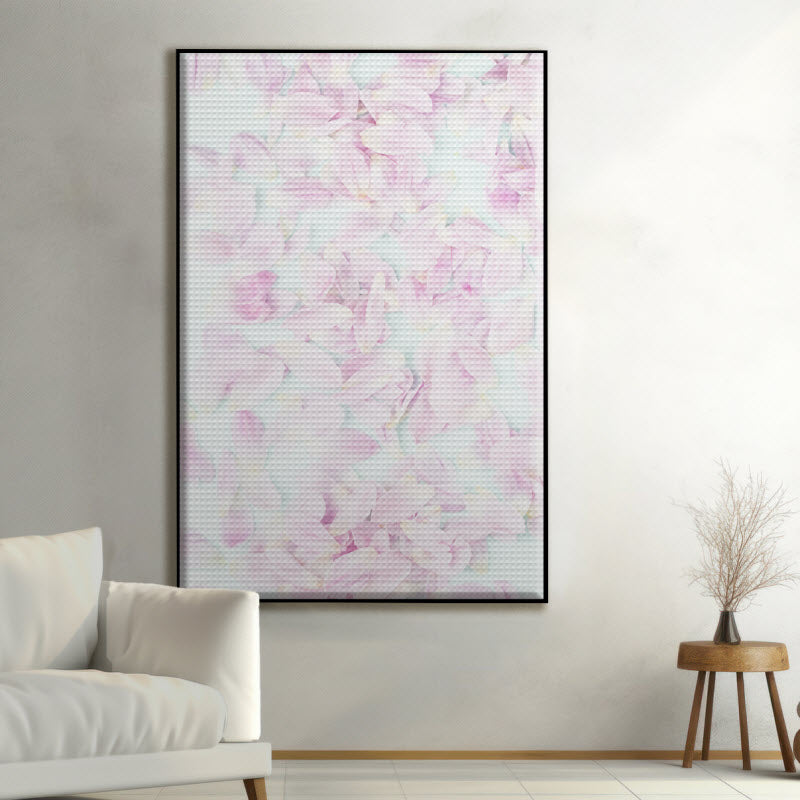 Akustikstoff mit Motiv: Blüten