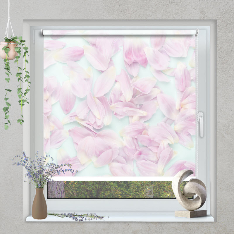 Klemmfix Rollo mit Motiv: Blüten