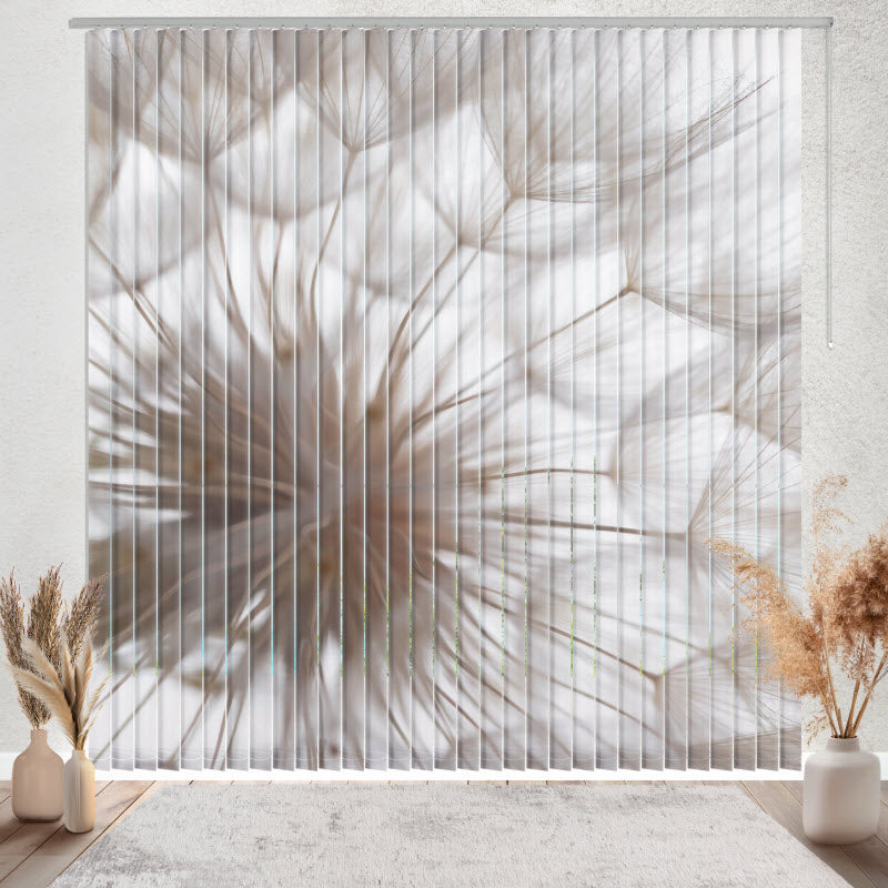 Lamellenvorhang mit Motiv: Pusteblume V3