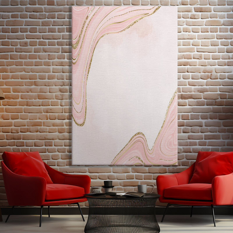 Leinwand mit Motiv: Marmor Rosa