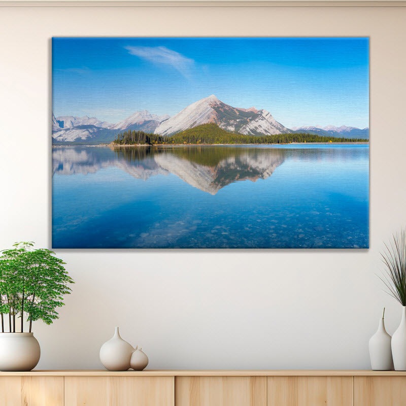 Leinwand mit Motiv: Bergsee