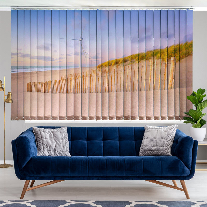 Lamellenvorhang mit Motiv: Sylt Sand