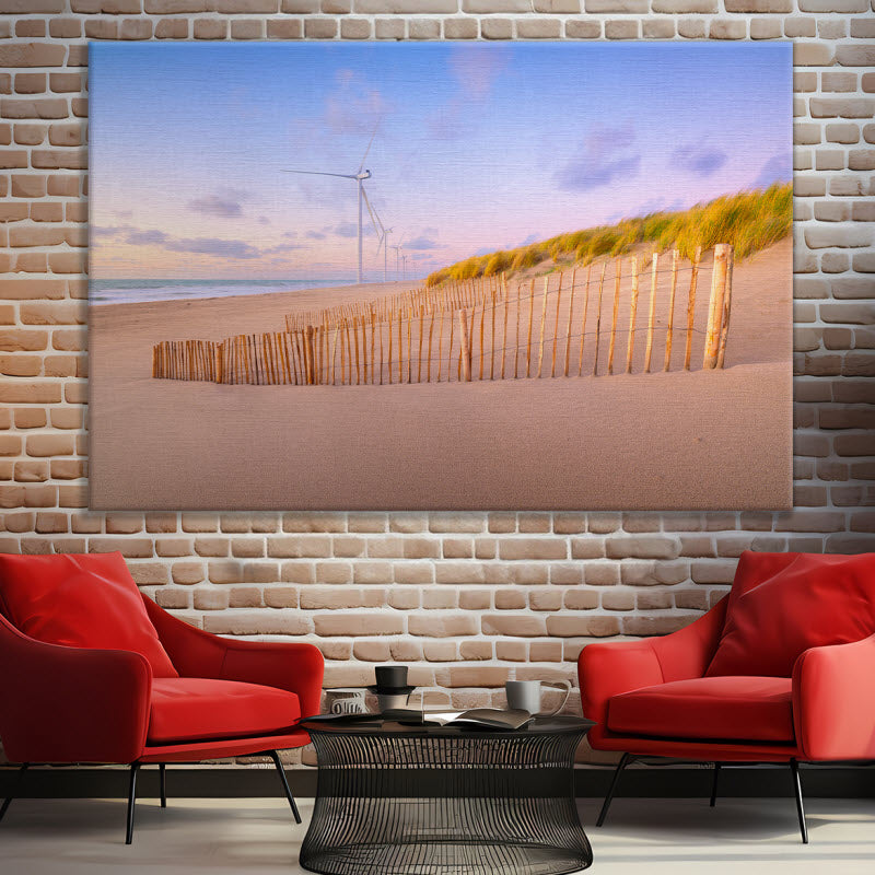 Leinwand mit Motiv: Sylt Sand