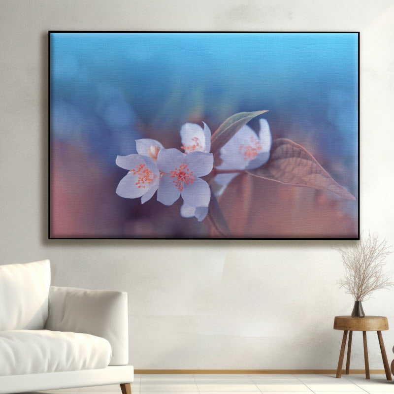 Textilspannrahmen mit Motiv: Kischblüte