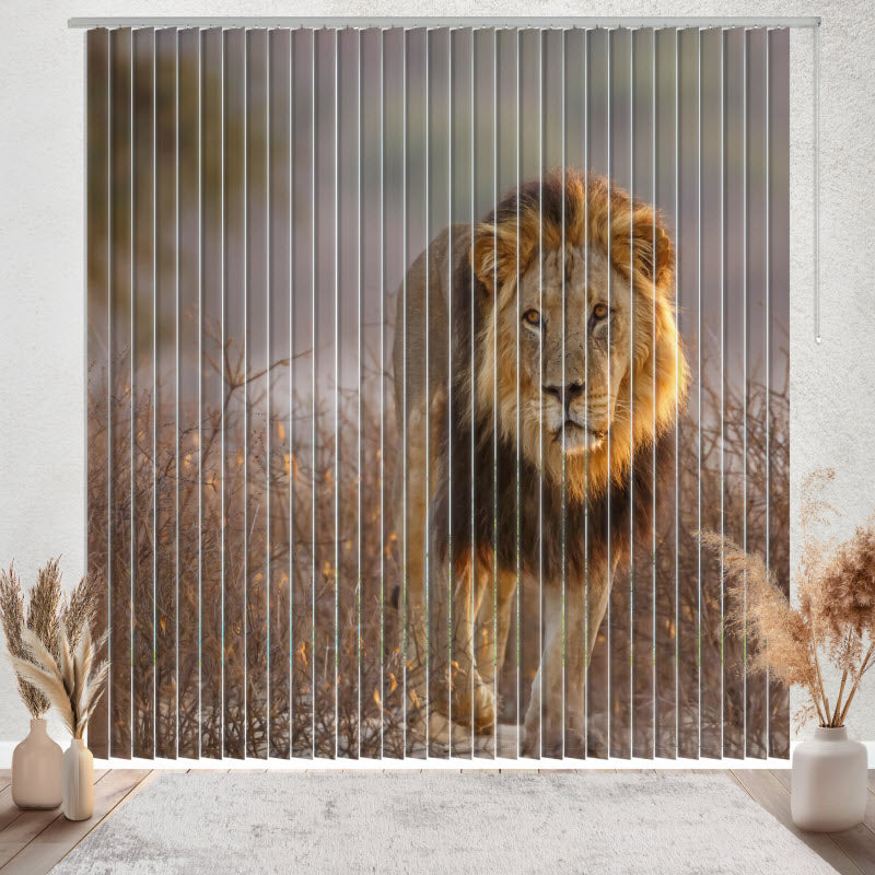 Lamellenvorhang mit Motiv: Löwe