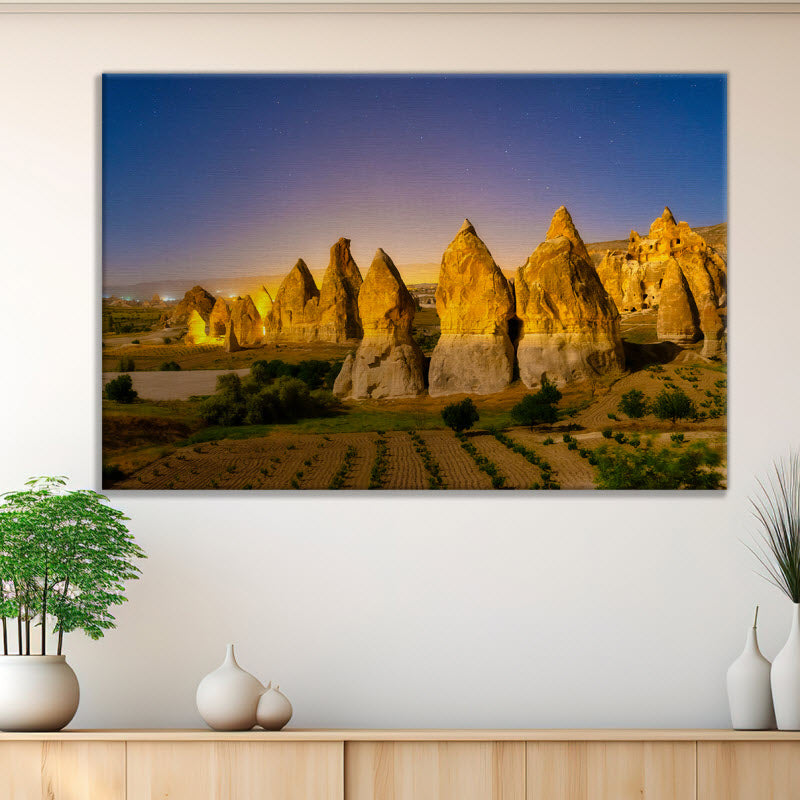 Leinwand mit Motiv: Hohe Felsen