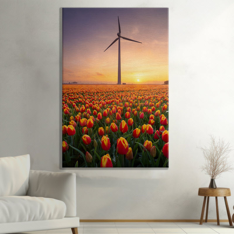 Leinwand mit Motiv: Tulpen