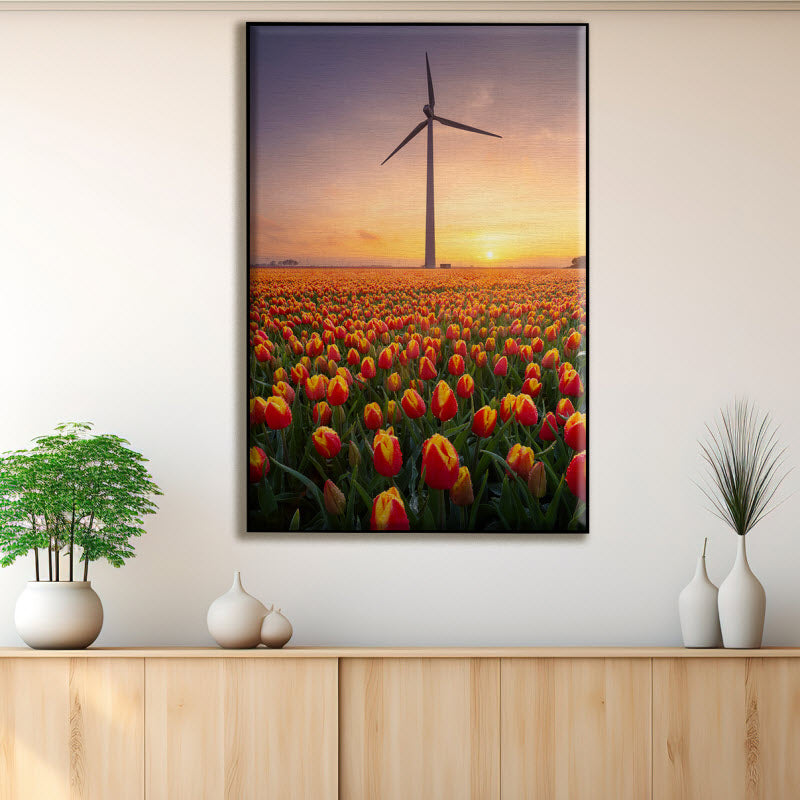 Textilspannrahmen mit Motiv: Tulpen