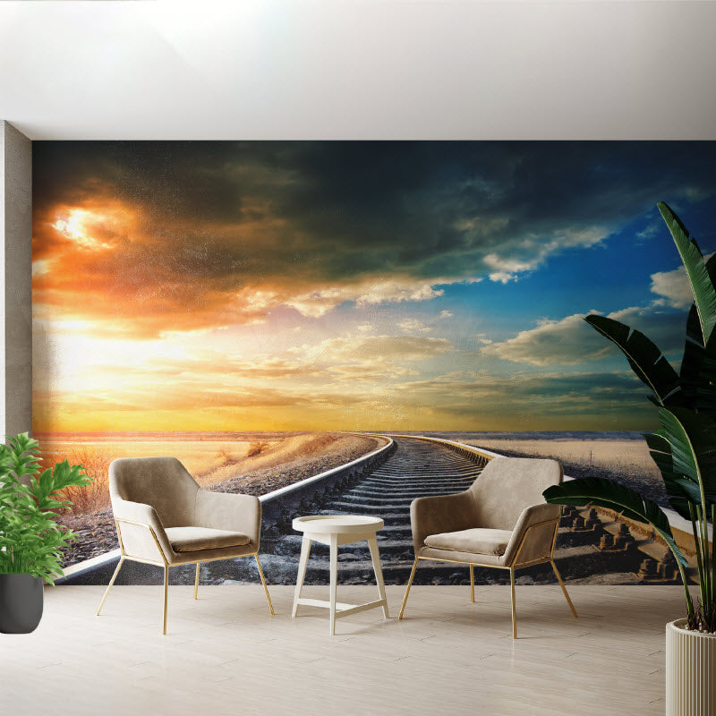 Tapete mit Motiv: Gleis